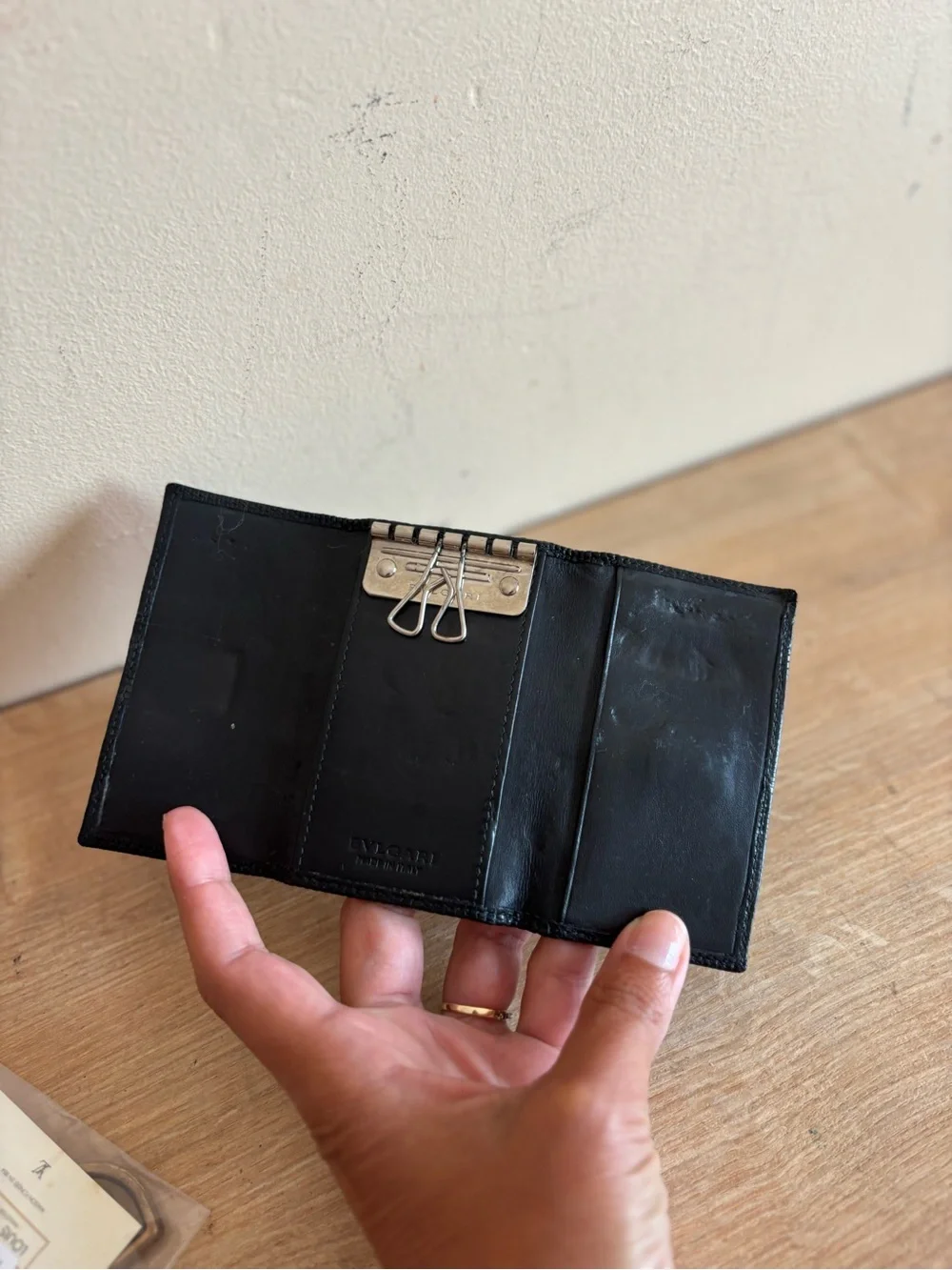 Authentic Bulgari key holder
